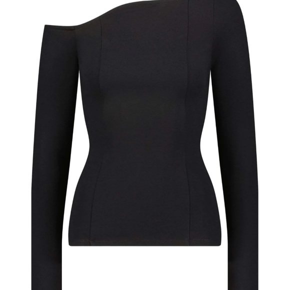 Marcella - Black Off-Shoulder Blouse - Picture 3 of 3